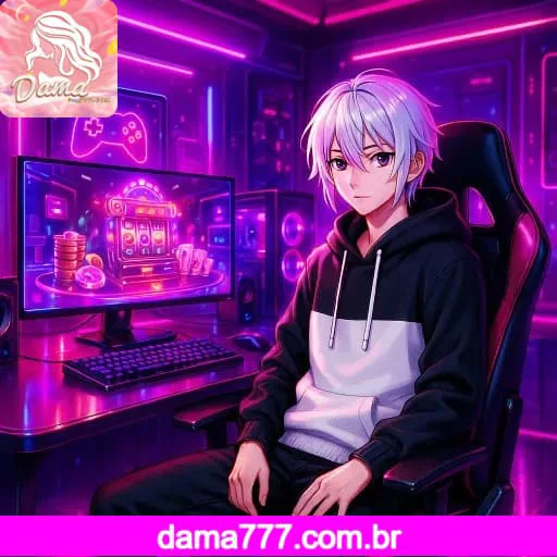 Imagem ilustrativa mostrando a plataforma DAMA777 com variedade de jogos online e provedores populares.
