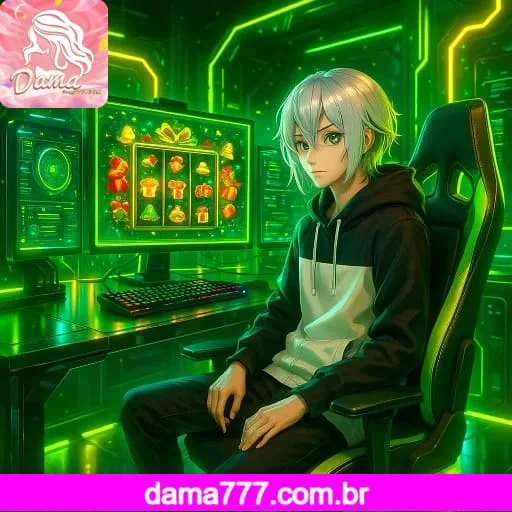 Imagem promovendo jogos de loteria online da DAMA777 com prêmios incríveis.