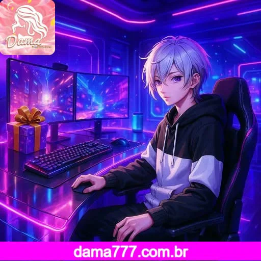 Imagem promovendo prêmios incríveis para quem joga na DAMA777